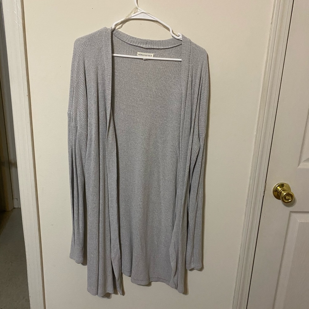 Long, soft cardigan